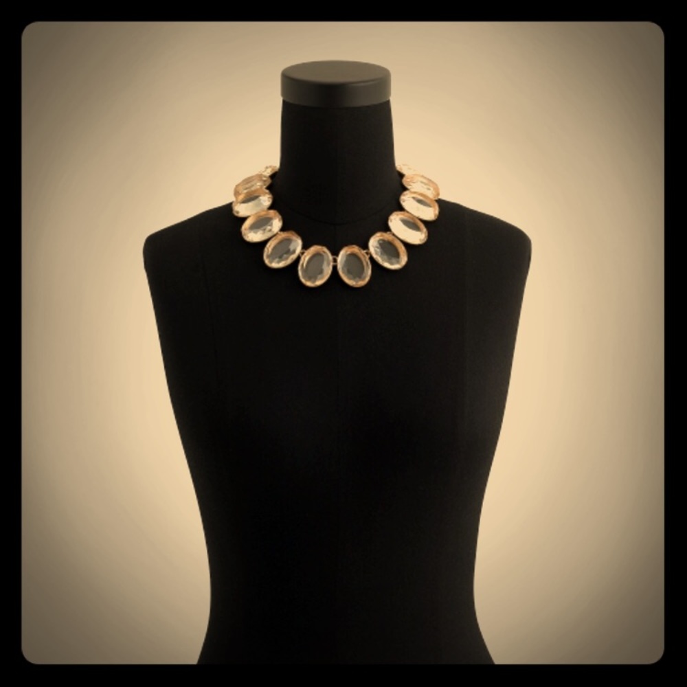 NWT J Crew oversized gem necklace